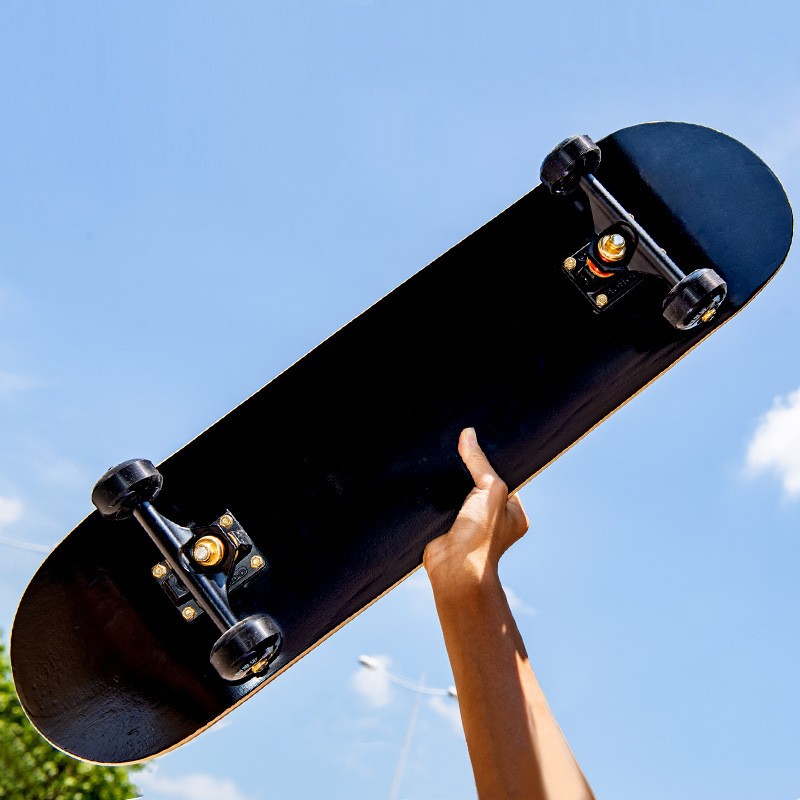 Professional Board - Black Wheel All Black [Skipper Pack + Tools + Axes + Lubricant]
